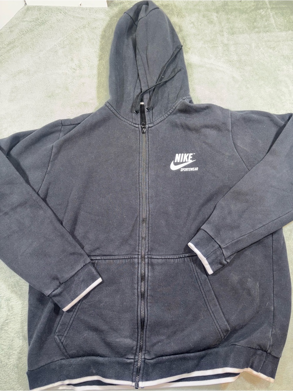 Nike zip up hoodie size XL